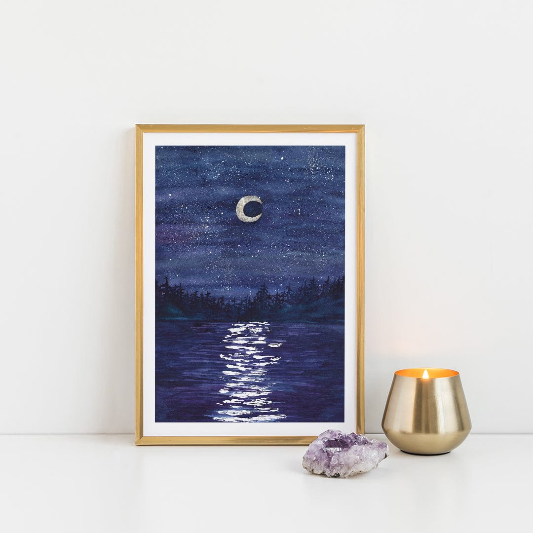 "Moon" - Limited 7"x10" Hand-Signed & Numbered Art Print (25 Only)